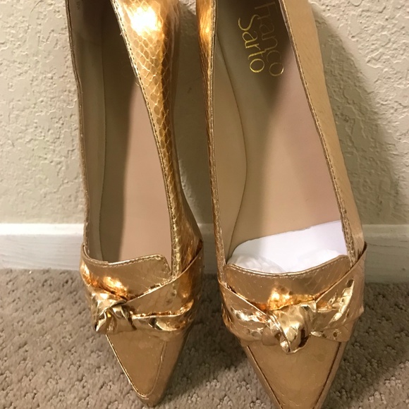 Never Worn Franco Sarto Knotted Bow Pointed Toe flats - Picture 1 of 3